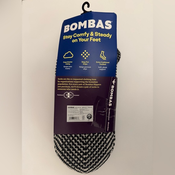 Bombas Mens Gripper Sock Slippers - Picture 2 of 2
